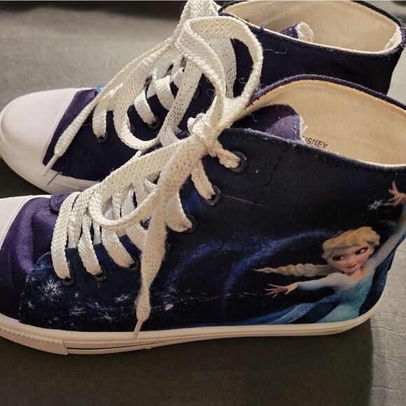 FROZEN HIGH TOPS  FROZEN KIDS SNEAKERS - Picture 10 of 16